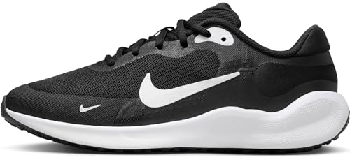 Nike Unisex Kinder Revolution 7 (Gs) Sneaker, Black White White, 38.5 EU