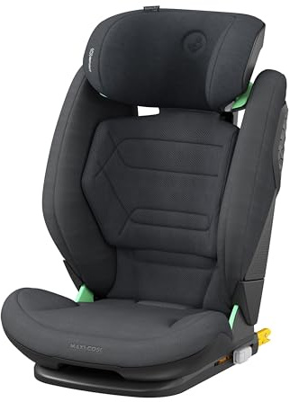 Maxi-Cosi RodiFix Pro² i-Size, Hochlehner Sitzerhöhung, 3,5-12 Jahre, 100-150 cm, 3 Liegepositionen, G-Cell Seitenaufprallschutz, ClimaFlow, ISOFIX Autositz, Graphit
