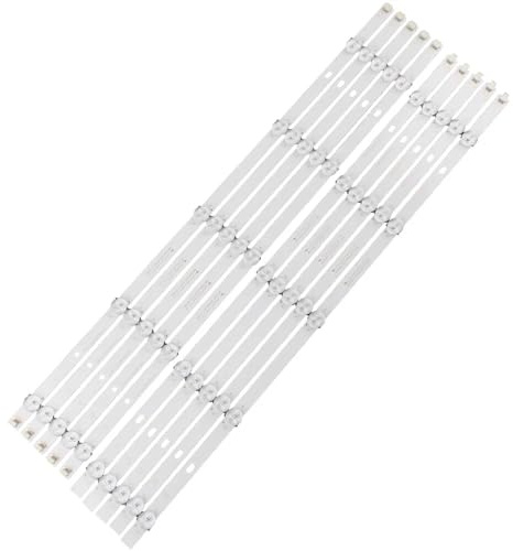 LED-Hintergrundbeleuchtungsstreifen kompatibel for Xiaomi MI 55 TV L55M5-AZ L55M5-AD CRH-BP553030051073R-A/B Rev1.5 55D3503V2W5C1B55212M MI55T20LB 10Lamp (Color : 10 Strips 5 Lights)