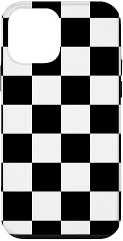 Hülle für iPhone 12 mini Checkered Black and White