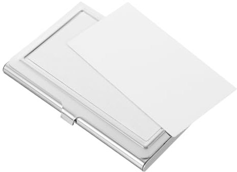 Gogogmee Visitenkartenetui Aus Metall Für Sublimationsdruck Kartenhalter Mit Beschichteter Oberfläche Tragbar Und Leicht Für Kreative Designs Und Ordnung Ihrer Karten Für