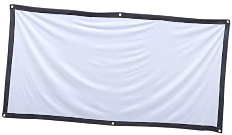 jojofuny Crease Projector Screen for Home Office Classroom Use High Definition Projector Screen