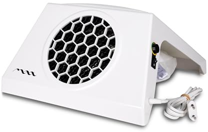 Aspirapolvere per unghie professionale MAX Ultimate VII bianco con tampone per manicure (bianco)