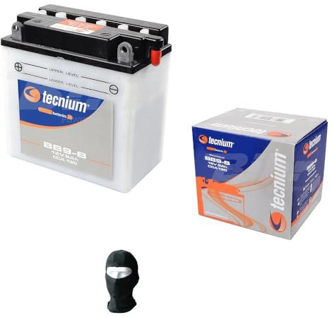 COMPATIBILE CON APRILIA Scarabeo 4T 4V (TGE00) 50 2009 A 2015 BATTERIA TECNIUM YB9-B 12V 9AH BATTERIE 9 AMPERE 12 VOLT PRONTA PER L’UTILIZZO SPECIFICA MOTO SCOOTER 135X75X139MM