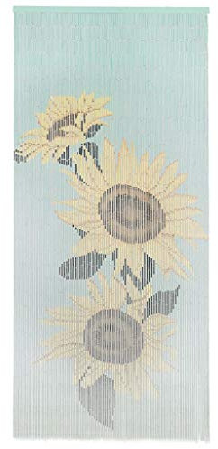 Homgoday Rideau de porte en bambou 90 x 200 cm Moustiquaire Type 2 Maison & Jardin