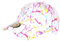 Hip Hop Honour Casquette Enfant Blanche Rose Tags Streetwear NY Paynter de 7 a 11 Ans - Taille Unique - Blanc