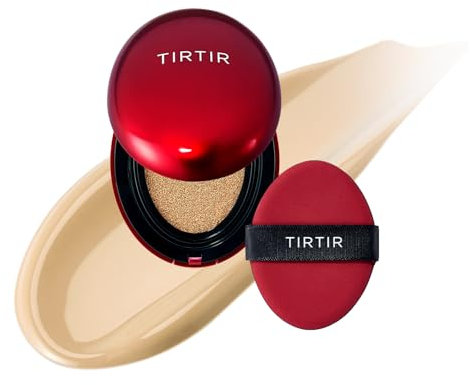 TIRTIR Mask Fit Rote Kissencreme (24W Zartes Beige, Mini-Größe, 0.15 Fl Oz)