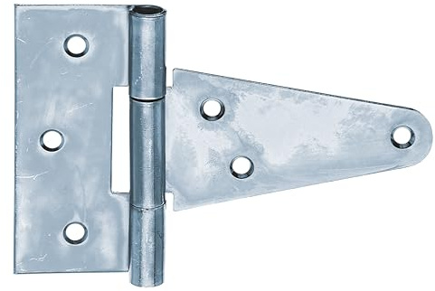 Alberts 864620 Kistenband | mit losem Stift | galvanisch blau verzinkt | Band: 102 mm | Scharnierbreite: 40 mm | 10er Set