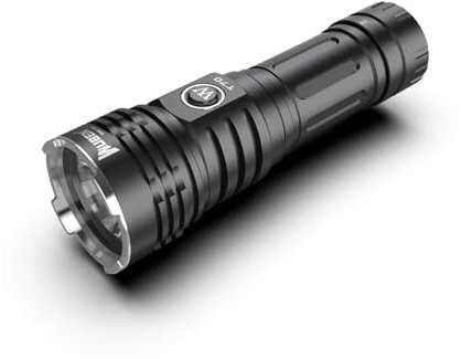 WUBEN T70 Taschenlampe LED Aufladbar, extrem hell 4200 Lumens, IP68 wasserdicht, 6 Lichtmodi, Akku für Camping, Wandern, Outdoor