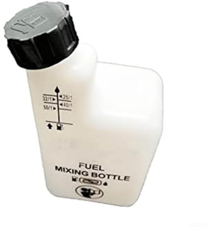 Botella mezcladora de aceite de gasolina de 1 litro, diseñada para 2 mezclas de combustible de motor