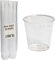 Sunrise Packaging Clear Shot Glasses 25ml CE - Pack of 100 | Durable Plastic Shot Glasses for Cocktails Bars Pubs Clubs Parties