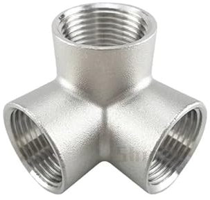 Raccordo for tubo YX a T filettato BSP maschio+femmina 3 4 5 vie 1/4 3/8” 1/2 3/4 1 2 filettato acciaio inossidabile SS304 multifunzione(1l2 BSP)