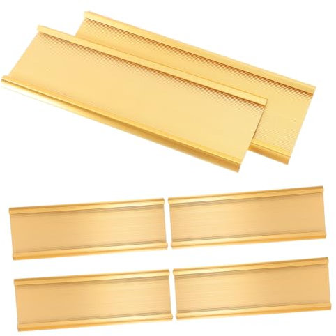 HORIALENCE Cartello per 6 Pezzi in Alluminio Design Adatto per Ufficio Scuola e Ospedale Facile Installazione e Sostituzione