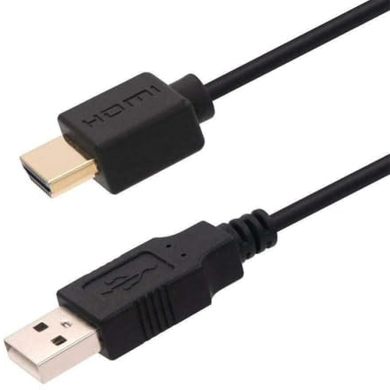 Monitorkabel – Displayanschluss USB 2.0 auf Stecker | Konverterkabel | Computeradapter TV 1,6 pi | Mnitor Displayschnittstelle Konfiguration des Desktops zu Hause