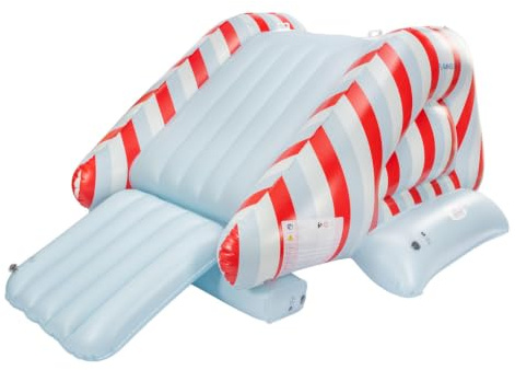Flamingueo Toboggan Aquatique pour Enfants avec Système d'Arrosage Intégré