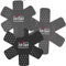All-Clad Kochgeschirrschutz, 3-teiliges Kochgeschirr-Set, Polyester, Schwarz/Grau, 3-Pack Pot Protectors, 3