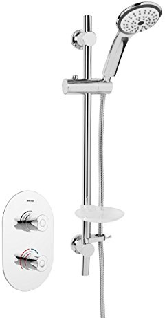 Bristan AR3 SHCMT C Artisan Recessed Thermostatic Dual Control Shower Valve with Kit, Chrome