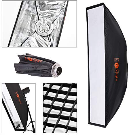 Softbox & Grid | Bowens Mount | LuxLight® | Umbrella Softbox (30x140cm)