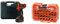 Black+Decker Li-Ion Ultra-Kompakt-Bohrer BDCDD12K + A7228 31-teilig Bit-Set für Schraub- und Montagearbeiten