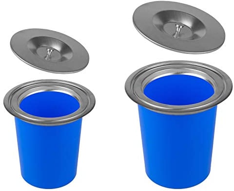 Edelstahl Einbau Abfalleimer in 2 Größen in 5L & 7L auswählbar (7 Liter)