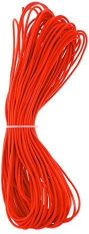 SM SunniMix 3mm Orange Elastic Rope Shock Cord Gepä tie Trailers Boote, 20m