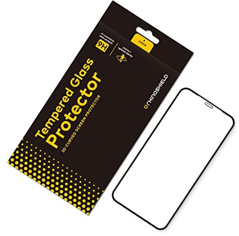 RhinoShield Displayschutz kompatibel mit [iPhone 11 / XR] | 9H 3D Gebogenes Edge to Edge Glas - Vollständige Abdeckung - Klarer & kratzfester Displayschutz