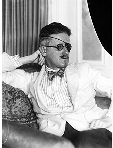 Artery8 Abbott Portrait James Joyce Schriftsteller Augenklappe Ungerahmter extragroßer Druck