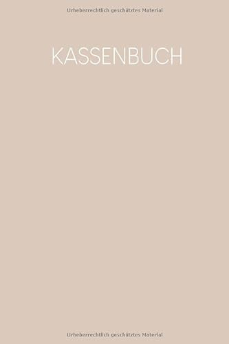 Kassenbuch: Haushaltsbuch zum Ausfüllen mit praktischer monatlicher Bilanz | Motiv: Nude