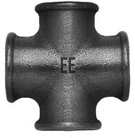 Croce Di Raccordo FFFF – Ghisa Malleabile Nera – 110°c – 25 Bar