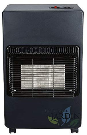 Suinga Butan-Gasofen Katalytisch rot 01547, Leistung 1400 W-2800W-4200W, Sicherheitssystem, 43 x 38 x 74,7 cm, schwarz