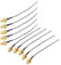 Plyisty 10-teiliges SMA-zu-IPX-Verlängerungskabel (U.FL), 10-cm-HF-Adapter-Pigtail-Kabel SMA-K/U.FL-Antennenzuführungssensor für Gesichtserkennungsmodul