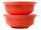 Tupperware Aloha 1L lachs (2) Schüssel Servieren Servierschüssel Salatschüssel 37754