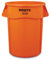 Rubbermaid Commercial Products 2119308 Brute Behälter, rund, 121 l, hohe Sichtbarkeit, Orange