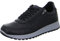 ara Damen Matteo Sneaker, Black, 39 EU Weit