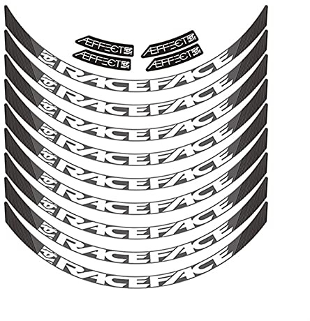 Fahrradradaufkleber R.A.C.E.F.A.C.E Aeffect Mountain Wheel Set -Aufkleber MTB Fahrradstätte Aufkleber (Color : 29er white)
