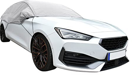 Z4L Autoabdeckung Halbgarage für Winter Sommer Herbst Scheibenabdeckung LXL geeignet für Ford Focus III, IV Bj. ab 2011 ab 2018