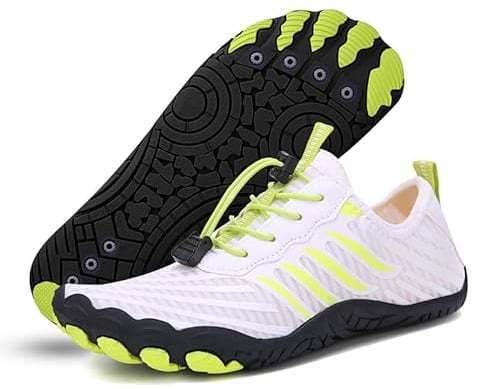 Orgonite Unisex Barfußschuhe für Damen und Herren, Schnell Trocknend Traillaufschuhe, Atmungsaktiv Fitnessschuhe Weich Leicht Badeschuhe mit rutschfest Sohle & Breiter Zehenbox