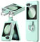 JETech Case for Samsung Galaxy Z Flip 5 2023 with Ring, Hard PC Slim Shockproof Anti-Scratch Protective Phone Cover (Mint Green)