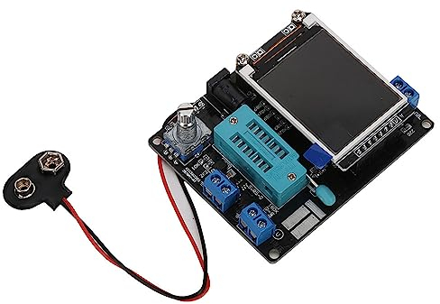 GM328 Transistor-Tester, Multifunktionales Elektronisches Komponenten-Tester-Set, Transistor-Prüfer, Frequenz-Spannungsmessung, PWM-Generator