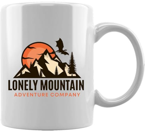 Lonely Mountain Keramikbecher Weißes Kaffee Tee Wasser Tasse Büro Home Ceramic White Mug Cup