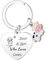 Ghloyza Porte-clés amusant en forme de vache pour femme et fille « Just A Girl Who Loves » - Cadeau pour les amoureux des animaux, Argenté., taille unique
