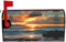 Beach Maui Hawaii Sonnenuntergang Meer Wellen Wolken Briefkastenabdeckungen magnetisch Standardgröße 45,7 x 53,3 cm Urlaub Garten Briefkästen Dekorationen für draußen
