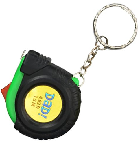 Mètre Ruban Poche – 2 Pièces, Ruban À Mesurer Rétractable Petit | Chaîne De Clés De Mesure Supportable | Ruban À Mesurer Autobloquant | Porte-clés Ruban À Mesurer En Acier Pour enfantss, Professionn