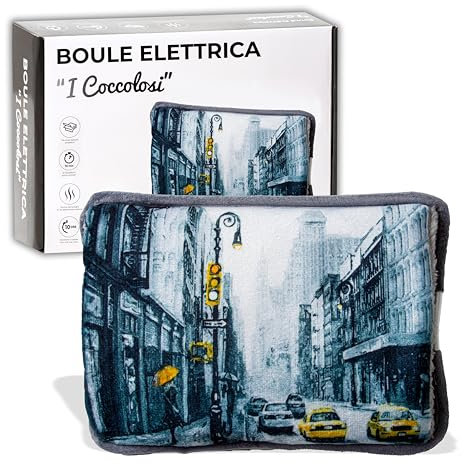 IPEA Bolsa de agua caliente eléctrica con bolsillos de peluche para calentar las manos – Reduce los dolores musculares, dorsales y menstruales – Calentador de manos y calentador de pies – Calentador