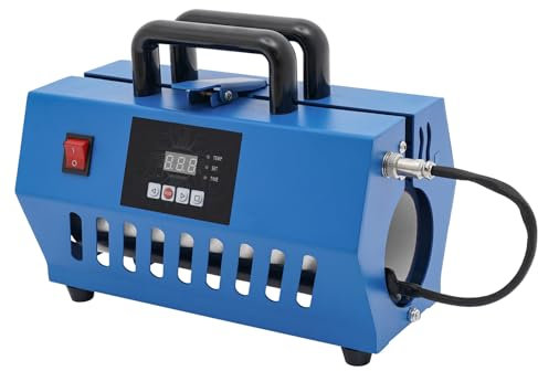DHQCQL Presse à chaleur, 500 W, avec température de temps de mémoire réglable, presse à sublimation pour tasses de 20 à 30 onces, tasse en céramique, tasse à café