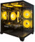 AEXPXO PC de bureau avec AMD Ryzen 7 5700X 3,4 GHz, RTX4060 8 Go GDDR6, 32 Go de RAM DDR4 3200 MHz, SSD NVME 1 To, ventilateur de refroidissement ARGB, prise en charge WiFi