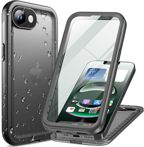 Cozycase TOP Military Protective IP68 Waterproof Case for iPhone 16e SE 4 (2025) Heavy Duty 360 Shockproof Full Body With Screen Camera Protector Double Dustproof Hard Tough 16 E SE4 Front Back Cover