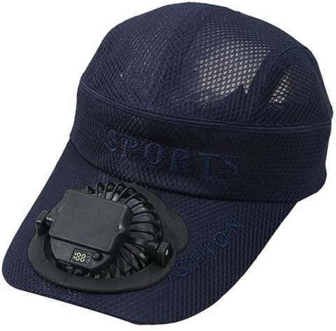 Gorra de béisbol impermeable para hombre, con fuente de alimentación de ventilador solar USB incorporada, gorra de ventilador para hombres y mujeres, sombreros de sol ajustables para niños con