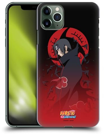 Head Case Designs Offizielle Naruto Shippuden Itachi Uchiha Darsteller Kunst Harte Rueckseiten Handyhülle kompatibel mit Apple iPhone 11 Pro Max
