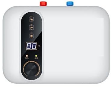 KONGMM Calentador de Agua Electrico, Calentador De Agua Eléctrico De Gran Capacidad, 10L, Tipo Almacenamiento De Agua, Cocina, Pequeño Calentador De Agua Eléctrico Caliente For Lavar Platos(10L)